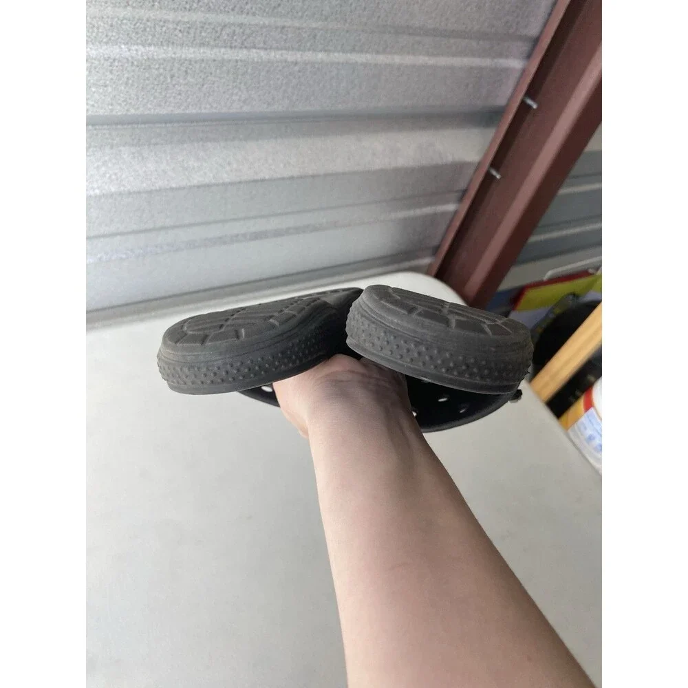 Crocs Classic Camo Slides Black Grey Men 5 Women 7 Camouflage Sandal
